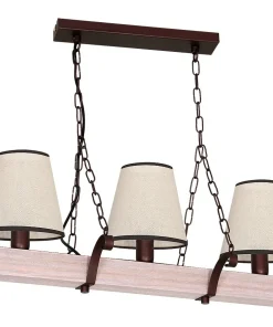 Lampa wisząca z drewnem nad stół LX 42-8728 ADRIA | Kaja Oświetlenie*Sklep Kaja Hot