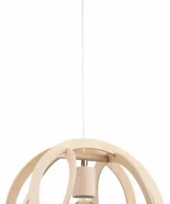 Best Sale Sklep Kaja Lampa wisząca z drewnianym, otwartym kloszem AL 61148 LORENA | Kaja