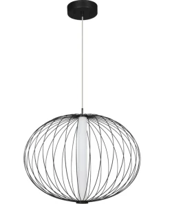 Cheap Sklep Kaja Lampa wisząca z drucianym kloszem LP-798/1P S3 BK TREVISO | Kaja