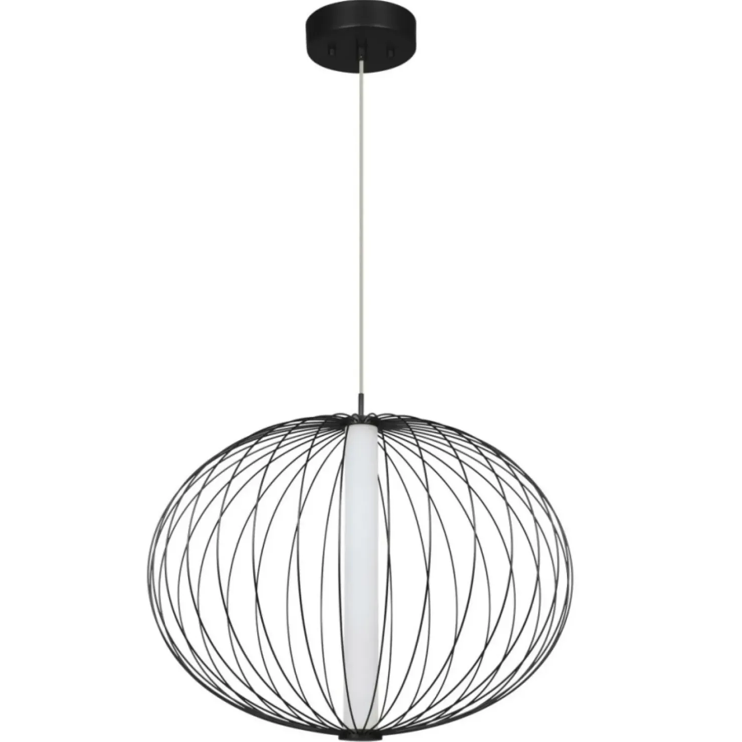 Cheap Sklep Kaja Lampa wisząca z drucianym kloszem LP-798/1P S3 BK TREVISO | Kaja