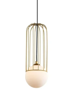 Best Sale Sklep Kaja Lampa wisząca z drucianym zdobieniem MDM-3938/1 GD SIMON | Kaja
