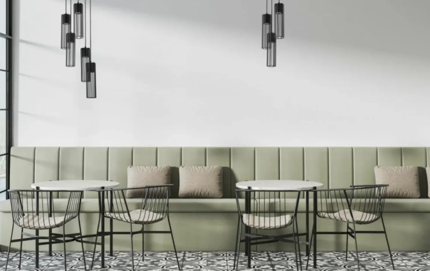 Best Sale Sklep Kaja Lampa wisząca z drucianymi kloszami, do jadalni SIG 33459 FOBIA CZ czarny