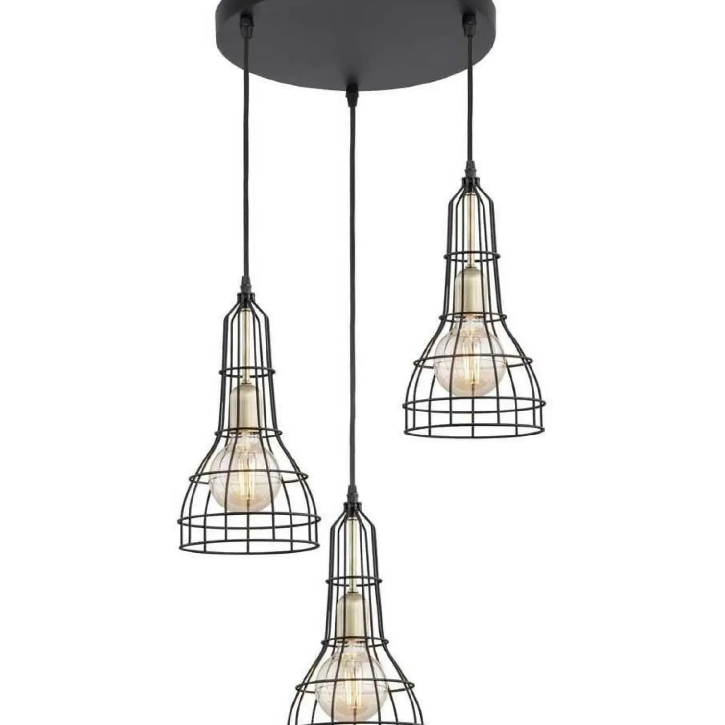 Clearance Sklep Kaja Lampa wisząca z drucianymi kloszami TK 2230 LONG | Kaja Oświetlenie