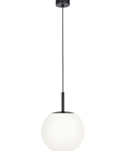 Best Sale Sklep Kaja Lampa wisząca z dużym białym kloszem K-4887 FARO | Kaja Oświetlenie