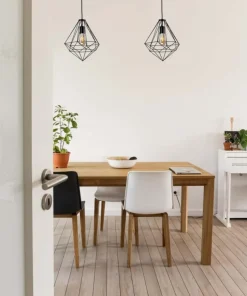 Best Sale Sklep Kaja Lampa wisząca z dużym, drucianym kloszem K-4000 MARKO | Kaja czarny