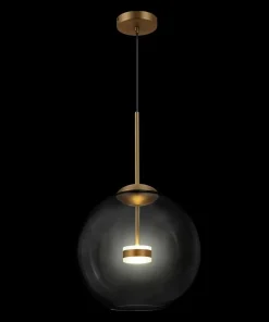 Online Sklep Kaja Lampa wisząca z dużym kloszem MOD056PL-L12G3K COMETA | Kaja złotymatowy