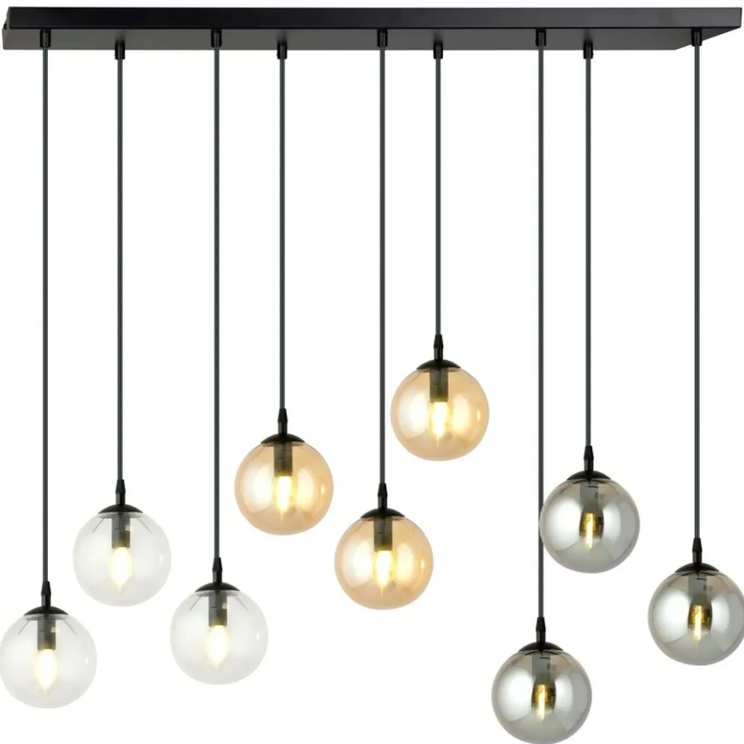 Cheap Sklep Kaja Lampa wisząca z dwukolorowymi kloszami 714/9M1 | Kaja Oświetlenie