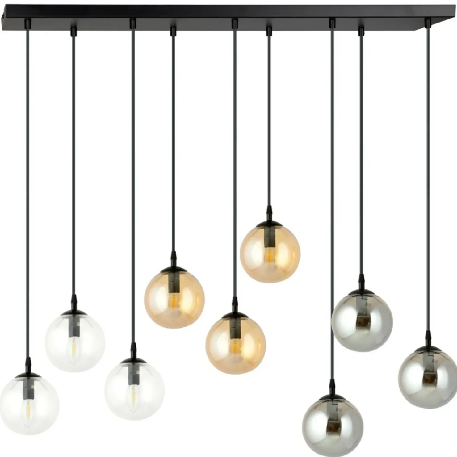 Cheap Sklep Kaja Lampa wisząca z dwukolorowymi kloszami 714/9M1 | Kaja Oświetlenie
