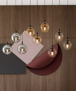 Cheap Sklep Kaja Lampa wisząca z dwukolorowymi kloszami 714/9M1 | Kaja Oświetlenie