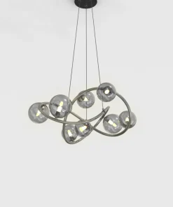 New Sklep Kaja Lampa wisząca z dymionymi kloszami WF 7014-805 NANCY | Kaja