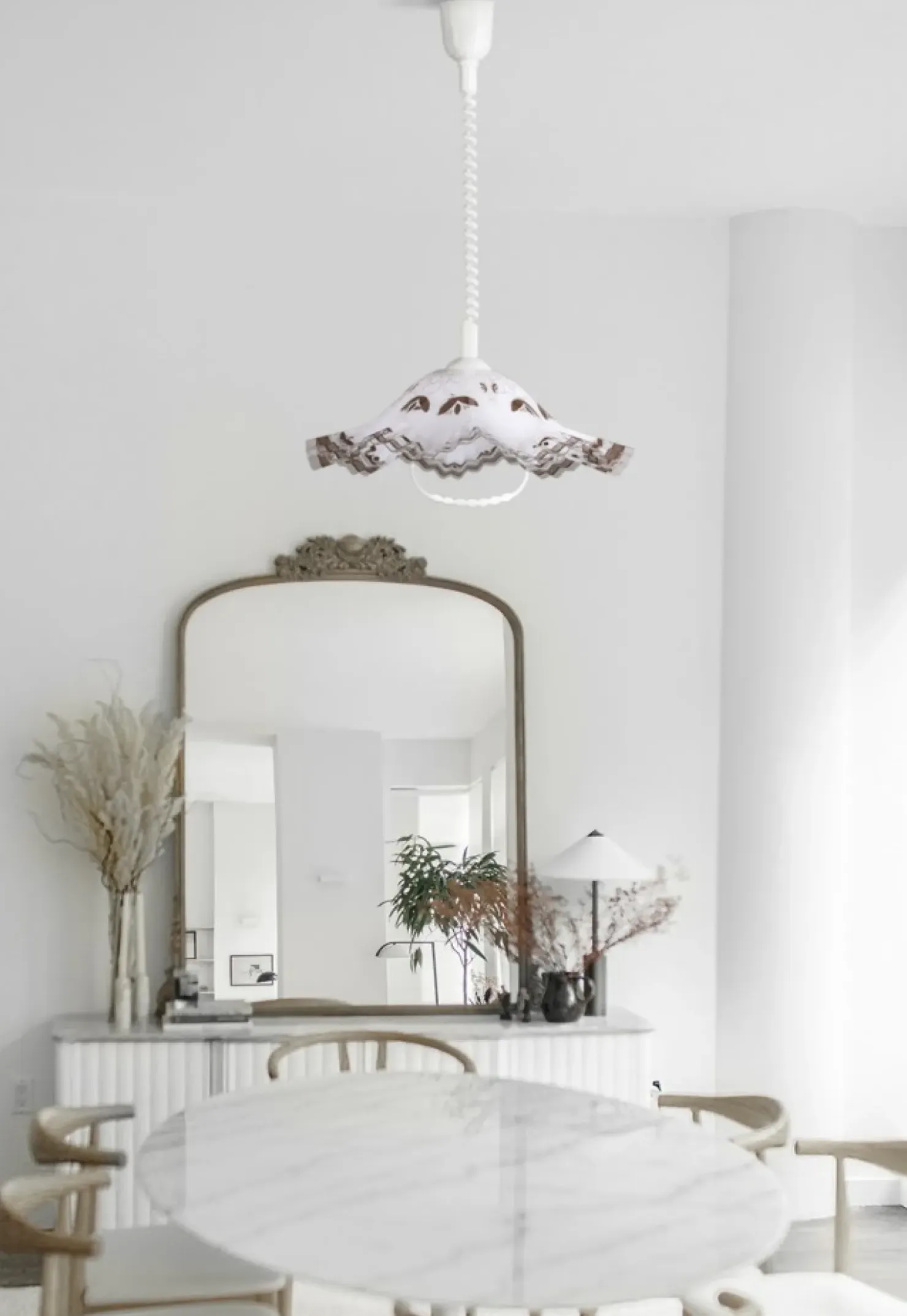 Lampa wisząca z falowanym kloszem K-3265 LAMBADA | Kaja Oświetlenie*Sklep Kaja Shop