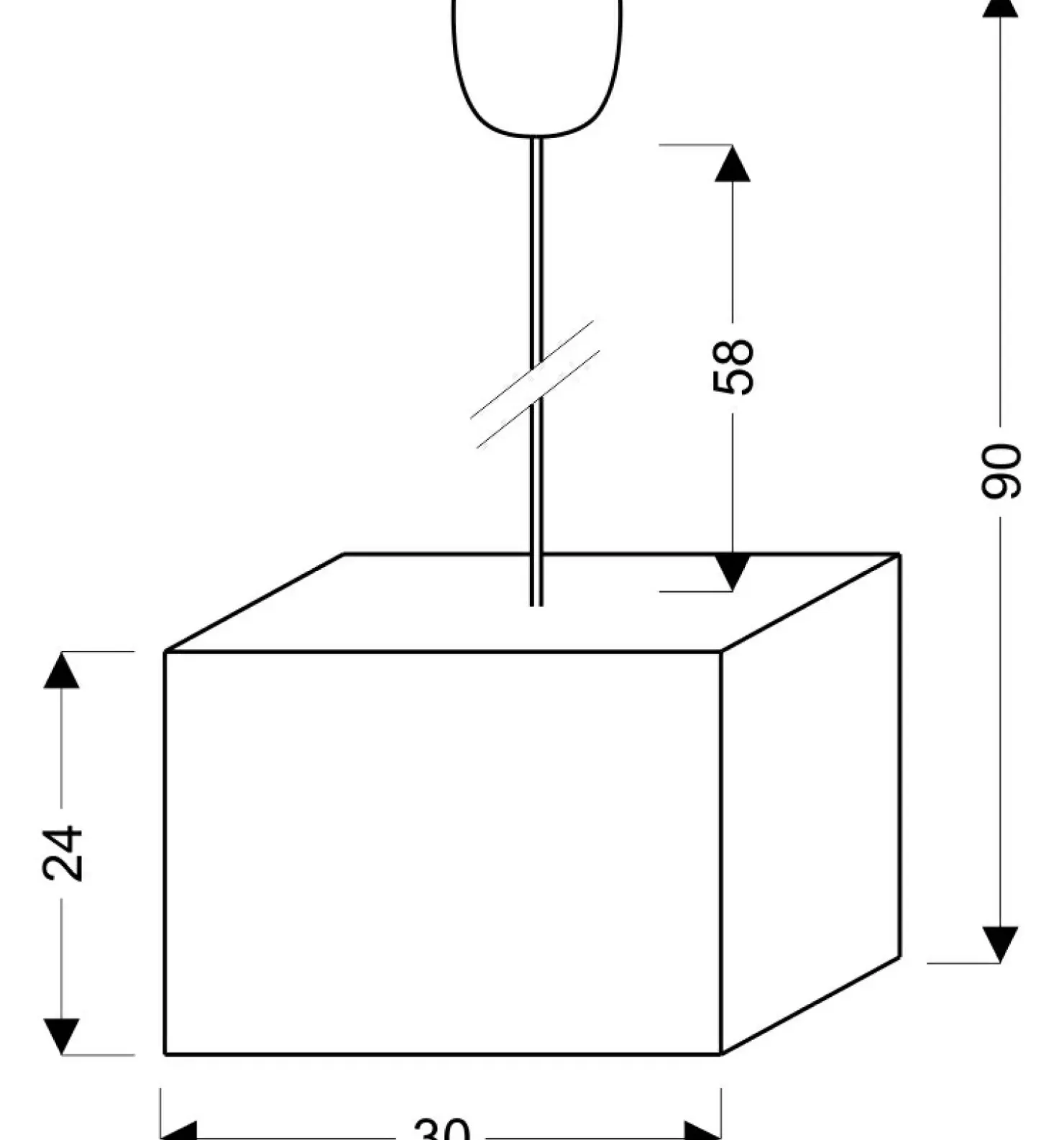 Lampa wisząca z geometrycznym abażurem 31-06066 BASIC | Kaja*Sklep Kaja Store