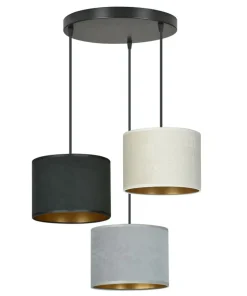 Lampa wisząca z kaskadą abażurów 1055/3PREM HILDE PREMIUM | Kaja*Sklep Kaja New