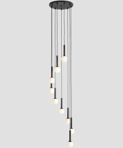 Best Sale Sklep Kaja Lampa wisząca z kaskadą białych, okrągłych kloszy 1117N1 z serii RIU Zadzwońporabattel.783200183(8-16)/mailsklep@kaja.com.pl