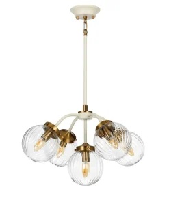 Clearance Sklep Kaja Lampa wisząca z kloszami, beżowa DL-COSMOS5 z serii COSMOS