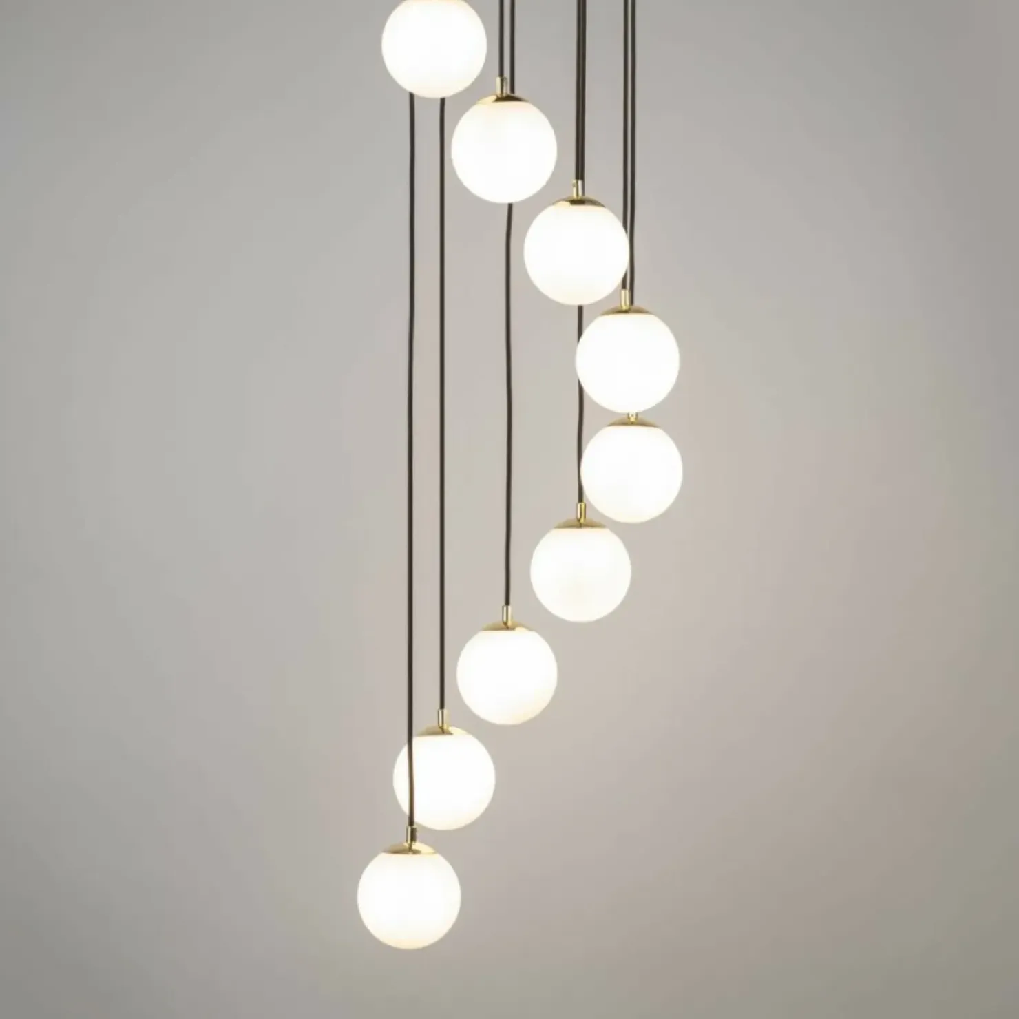 Shop Sklep Kaja Lampa wisząca z kloszami, do stylowego wnętrza SIG 33661 z serii PIANO