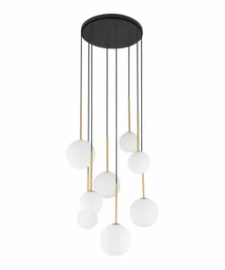 Store Sklep Kaja Lampa wisząca z kloszami w dwóch rozmiarach 10934 KARO | Kaja