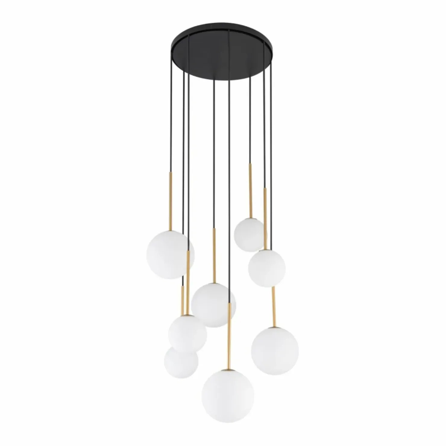 Store Sklep Kaja Lampa wisząca z kloszami w dwóch rozmiarach 10934 KARO | Kaja