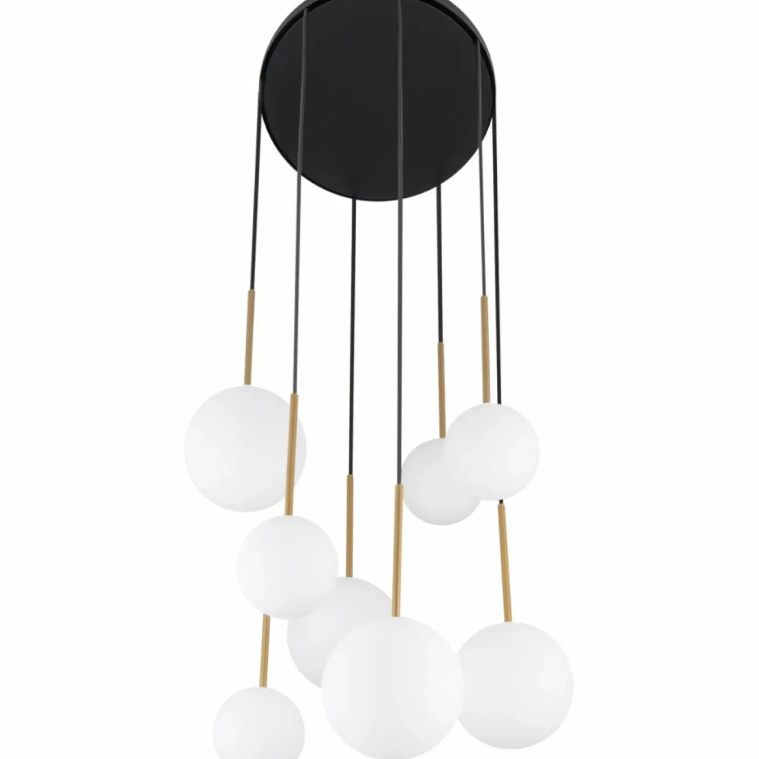 Store Sklep Kaja Lampa wisząca z kloszami w dwóch rozmiarach 10934 KARO | Kaja