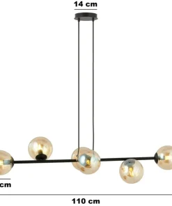 Sale Sklep Kaja Lampa wisząca z kloszami w kształcie kul 876/6 | Kaja Oświetlenie