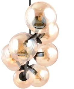 Outlet Sklep Kaja Lampa wisząca z kloszami w kolorze miodu 876/8 | Kaja Oświetlenie
