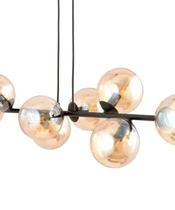 Outlet Sklep Kaja Lampa wisząca z kloszami w kolorze miodu 876/8 | Kaja Oświetlenie