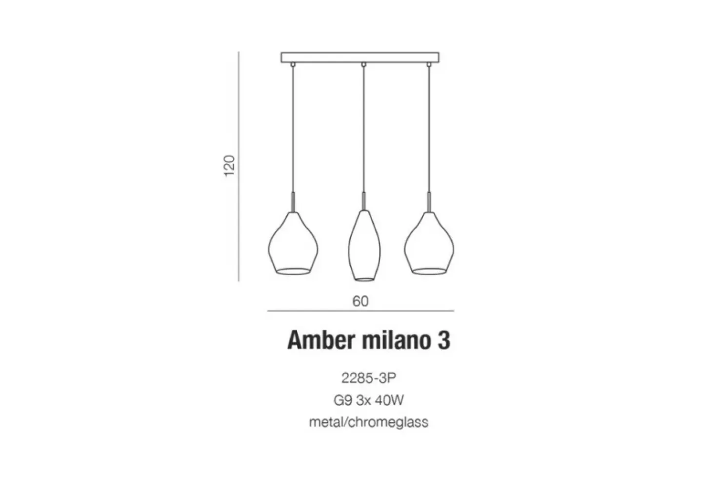 Clearance Sklep Kaja Lampa wisząca z kloszami w kolorze miedzi AZ3078 AMBER | Kaja miedziany