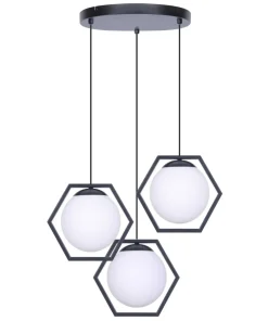 New Sklep Kaja Lampa wisząca z kloszami z regulacją wysokości K-4787 | Kaja
