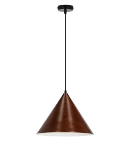 Sale Sklep Kaja Lampa wisząca z kloszem, kolor ciemnego orzecha 31-23445 z serii DUNCA | Kaja Oś