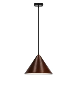 Fashion Sklep Kaja Lampa wisząca z kloszem w kształcie stożka 31-23438 z serii DUNCA | Kaja Oświetl