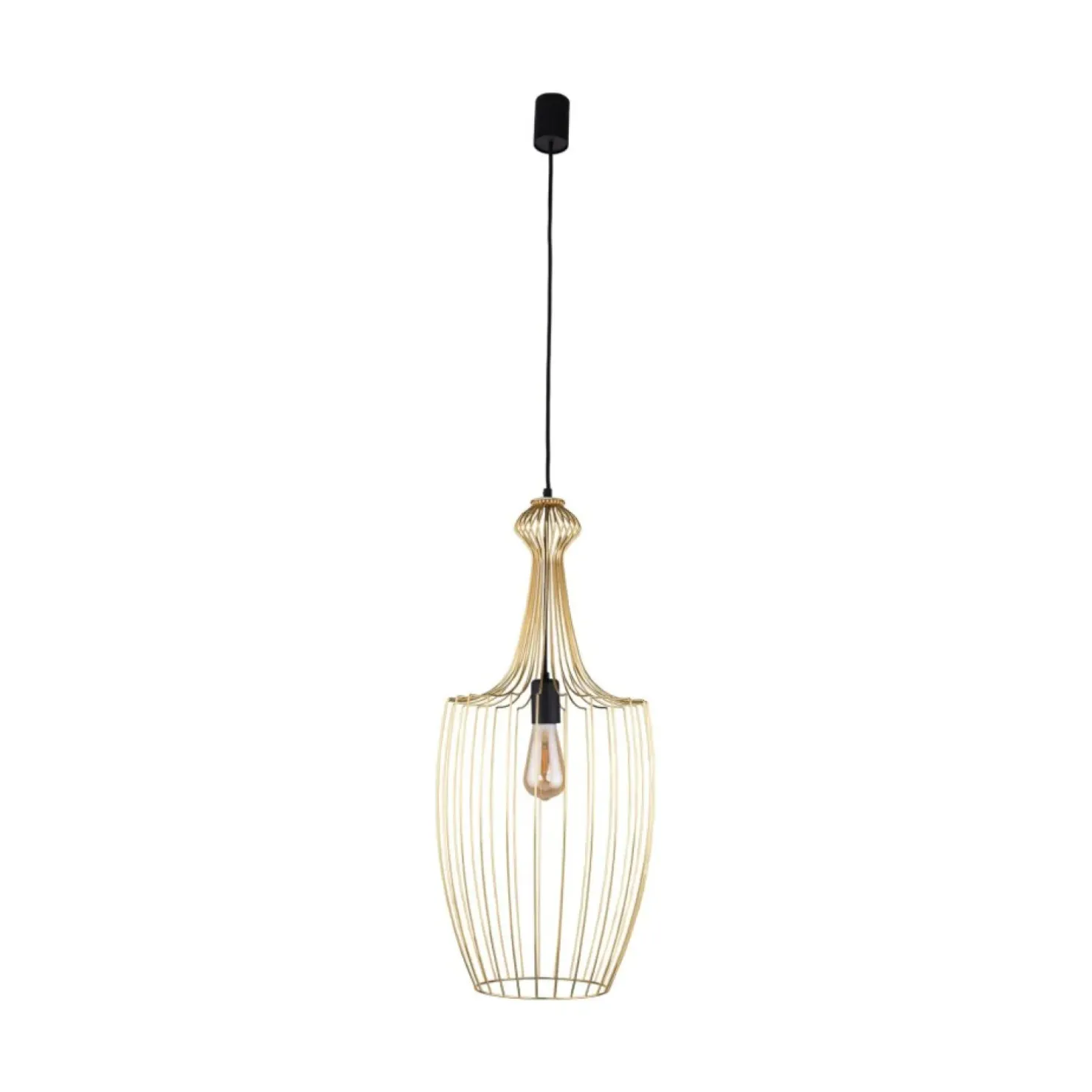Store Sklep Kaja Lampa wisząca z kloszem w kolorze u 8850 | Kaja Oświetlenie mosiądz