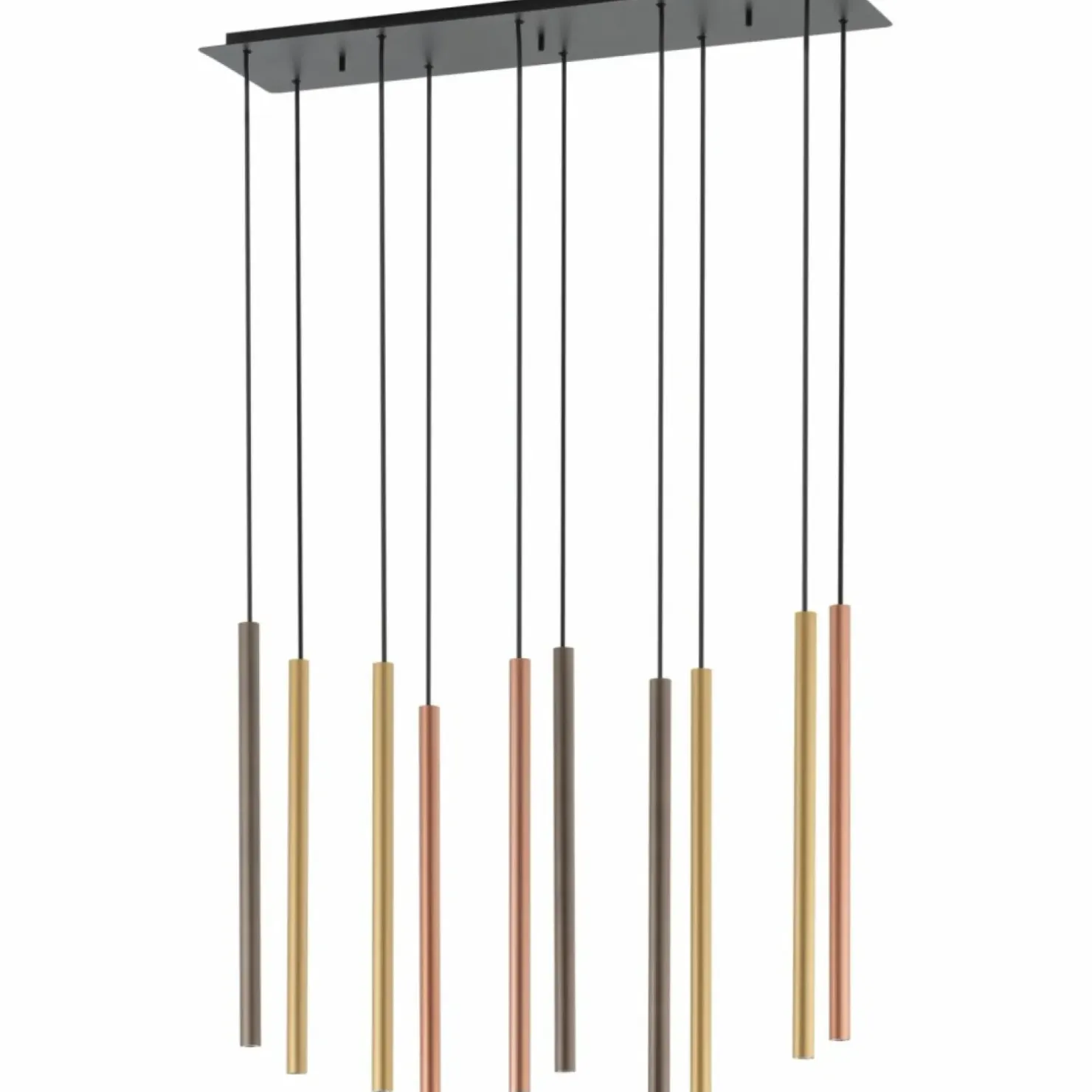 Store Sklep Kaja Lampa wisząca z kolorowymi tubami, nad wyspę 10705 LASER | Kaja