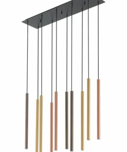 Store Sklep Kaja Lampa wisząca z kolorowymi tubami, nad wyspę 10705 LASER | Kaja