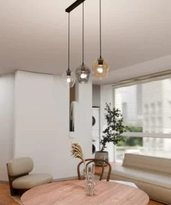 Sale Sklep Kaja Lampa wisząca z kolorowymi kloszami, nad stół 678/3 ISTAR | Kaja