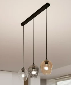 Sale Sklep Kaja Lampa wisząca z kolorowymi kloszami, nad stół 678/3 ISTAR | Kaja