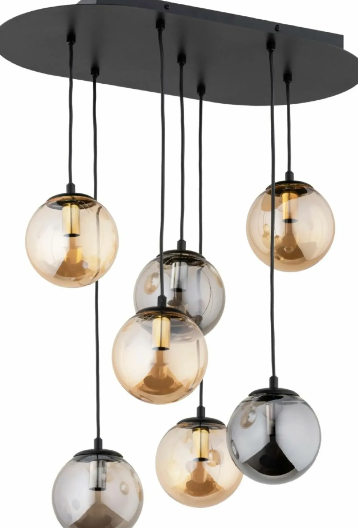 Store Sklep Kaja Lampa wisząca z kolorowymi kloszami, do salonu AL 63165 z serii ORIGINAL | Kaja