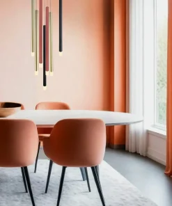 Discount Sklep Kaja Lampa wisząca z kolorowymi tubami LP-894/7P MIXED LUNGO | Kaja