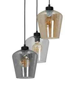 Clearance Sklep Kaja Lampa wisząca z kolorowymi kloszami MLP6614 SANTIAGO | Kaja