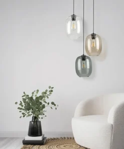 Store Sklep Kaja Lampa wisząca z kolorowymi kloszami TK 5973 ELIO | Kaja Oświetlenie