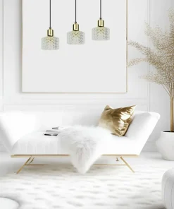 Clearance Sklep Kaja Lampa wisząca z kryształowymi kloszami ML9748 LUMI | Kaja Oświetlenie