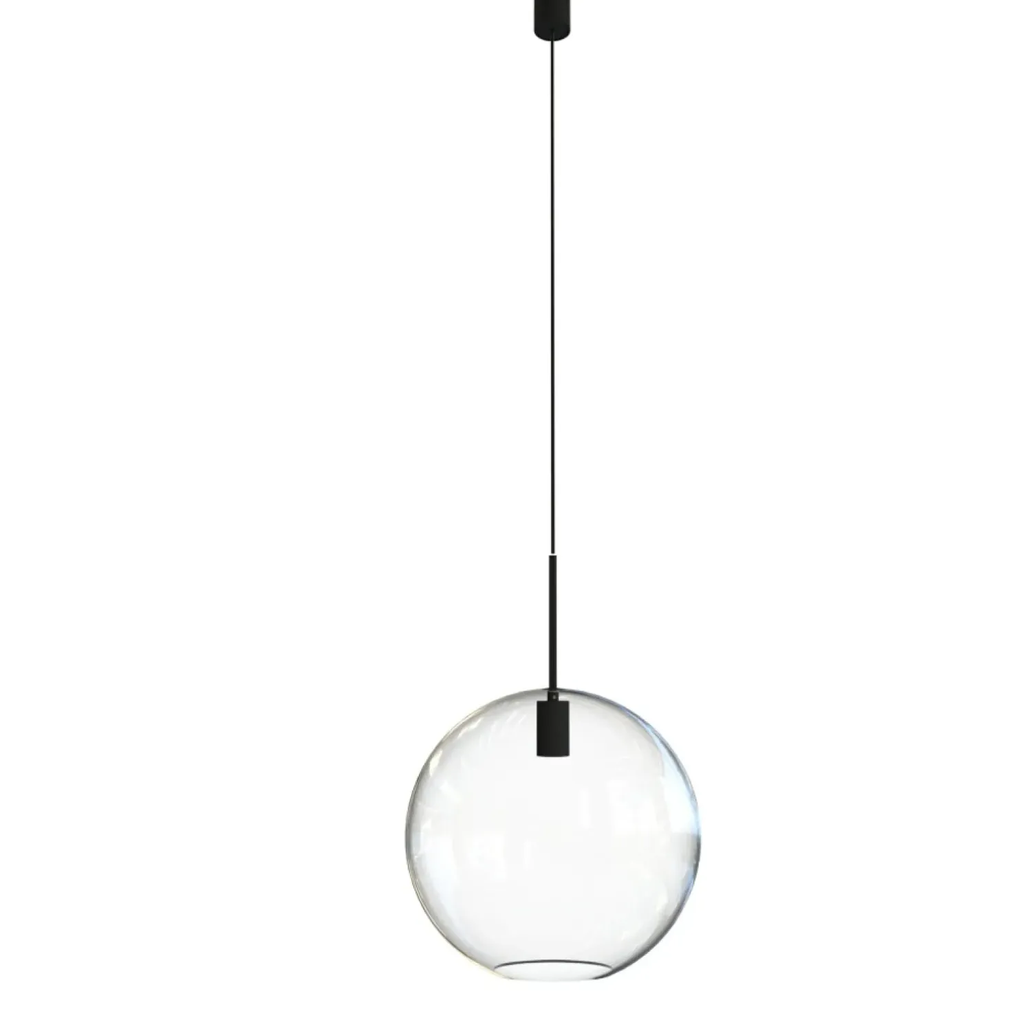 Flash Sale Sklep Kaja Lampa wisząca z kulistym, przezroczystym kloszem 7846 | Kaja transparentny