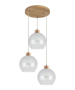 Sale Sklep Kaja Lampa wisząca z kulistymi, ozdobnymi kloszami 1860374R LINEA | Kaja