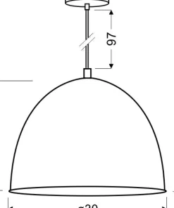 Best Sklep Kaja Lampa wisząca z loftowym kloszem 31-43160 PATCH | Kaja Oświetlenie szary