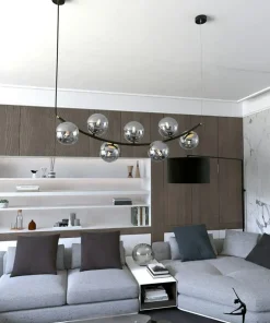 New Sklep Kaja Lampa wisząca z lustrzanymi kloszami, do jadalni 1297/7 z serii RITZ