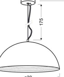 Lampa wisząca z m kloszem 31-26385 AMALFI | Kaja Oświetlenie*Sklep Kaja Hot