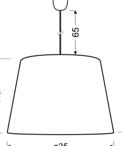Lampa wisząca z m abażurem 31-38302 PLATINO | Kaja*Sklep Kaja Outlet