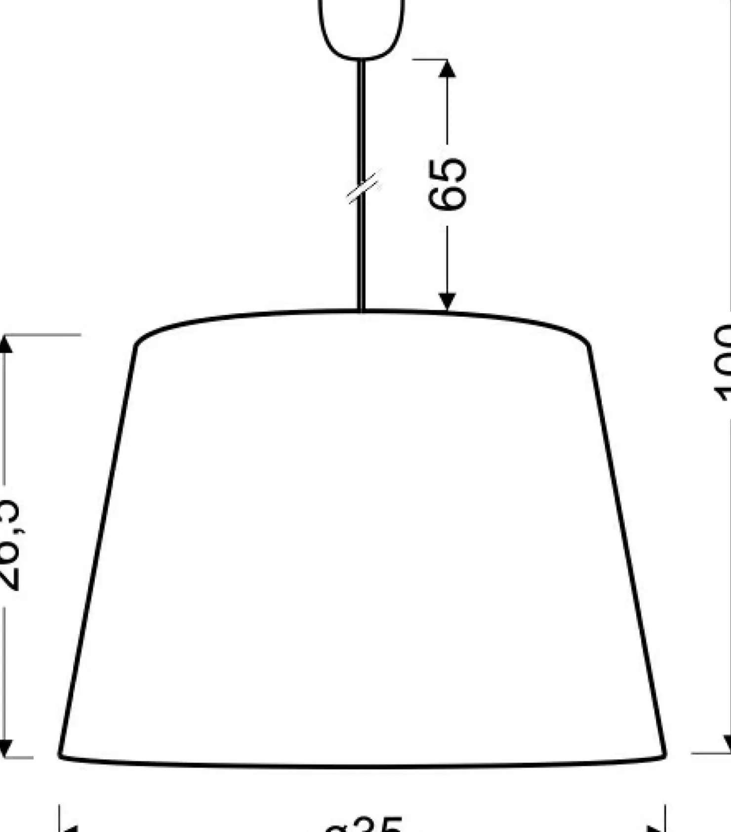 Lampa wisząca z m abażurem 31-38302 PLATINO | Kaja*Sklep Kaja Outlet