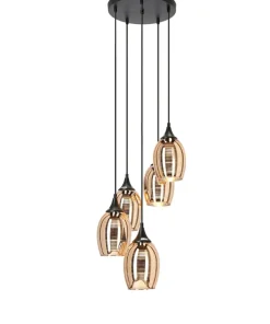 Lampa wisząca z mi kloszami 35-51639 MARINA | Kaja*Sklep Kaja Best