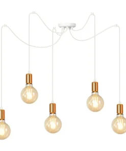 Store Sklep Kaja Lampa wisząca z miedzianymi gwintami 447/5 | Kaja Oświetlenie