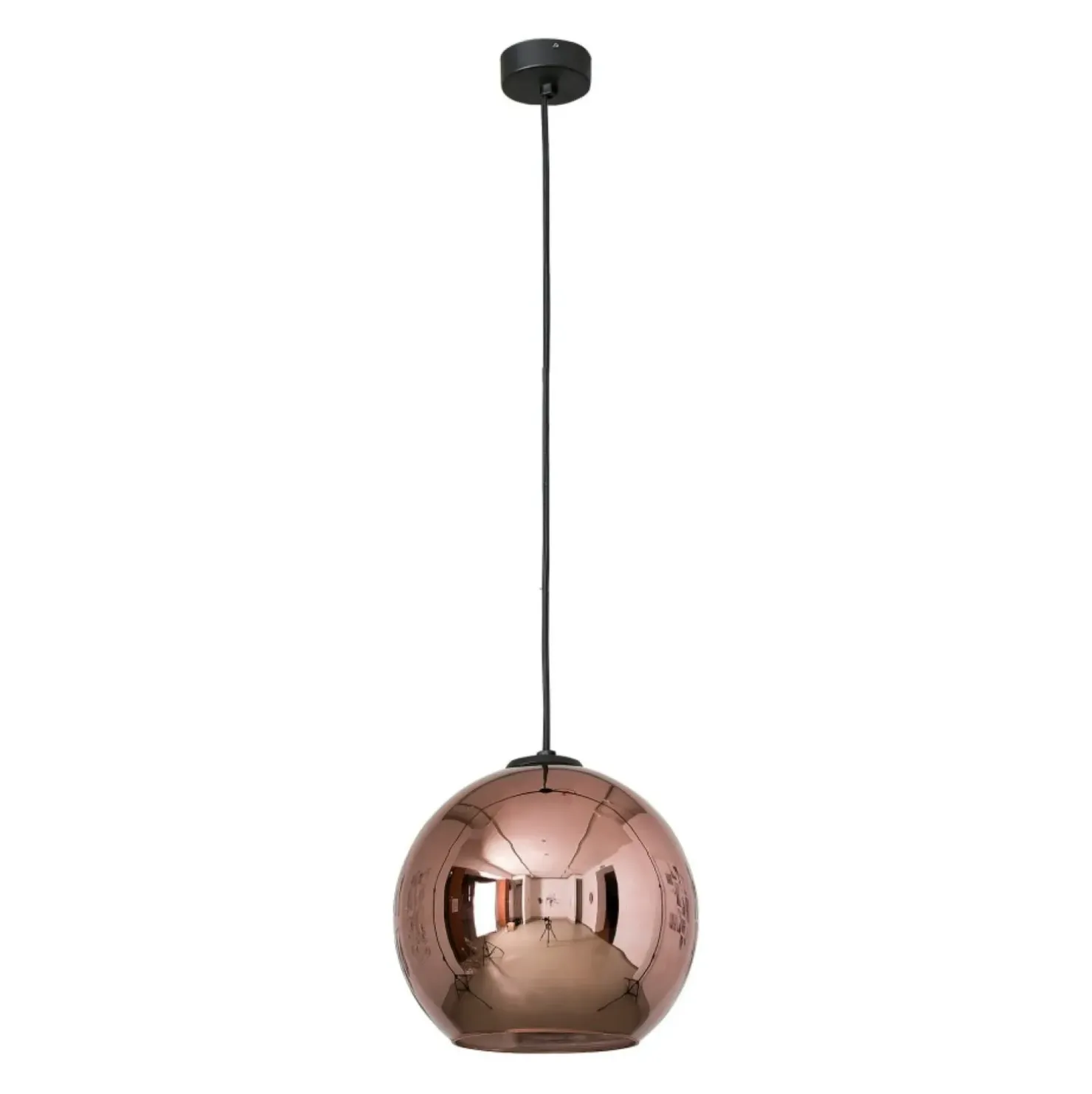 Best Sklep Kaja Lampa wisząca z miedzianym, lustrzanym kloszem 9058 | Kaja Oświetlenie miedź